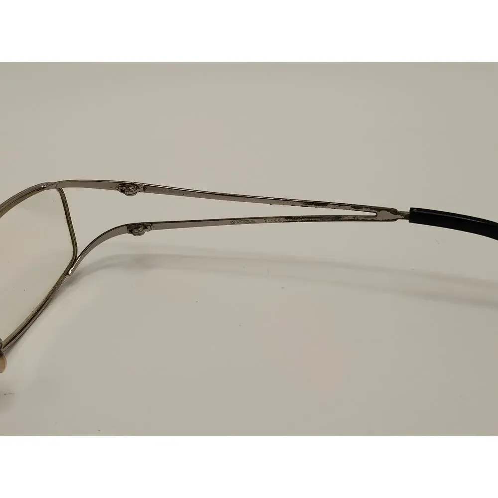 Vogue Eyeglasses, Frames Only, VO 3550 787, 51-17-125, Metal Silver Womens